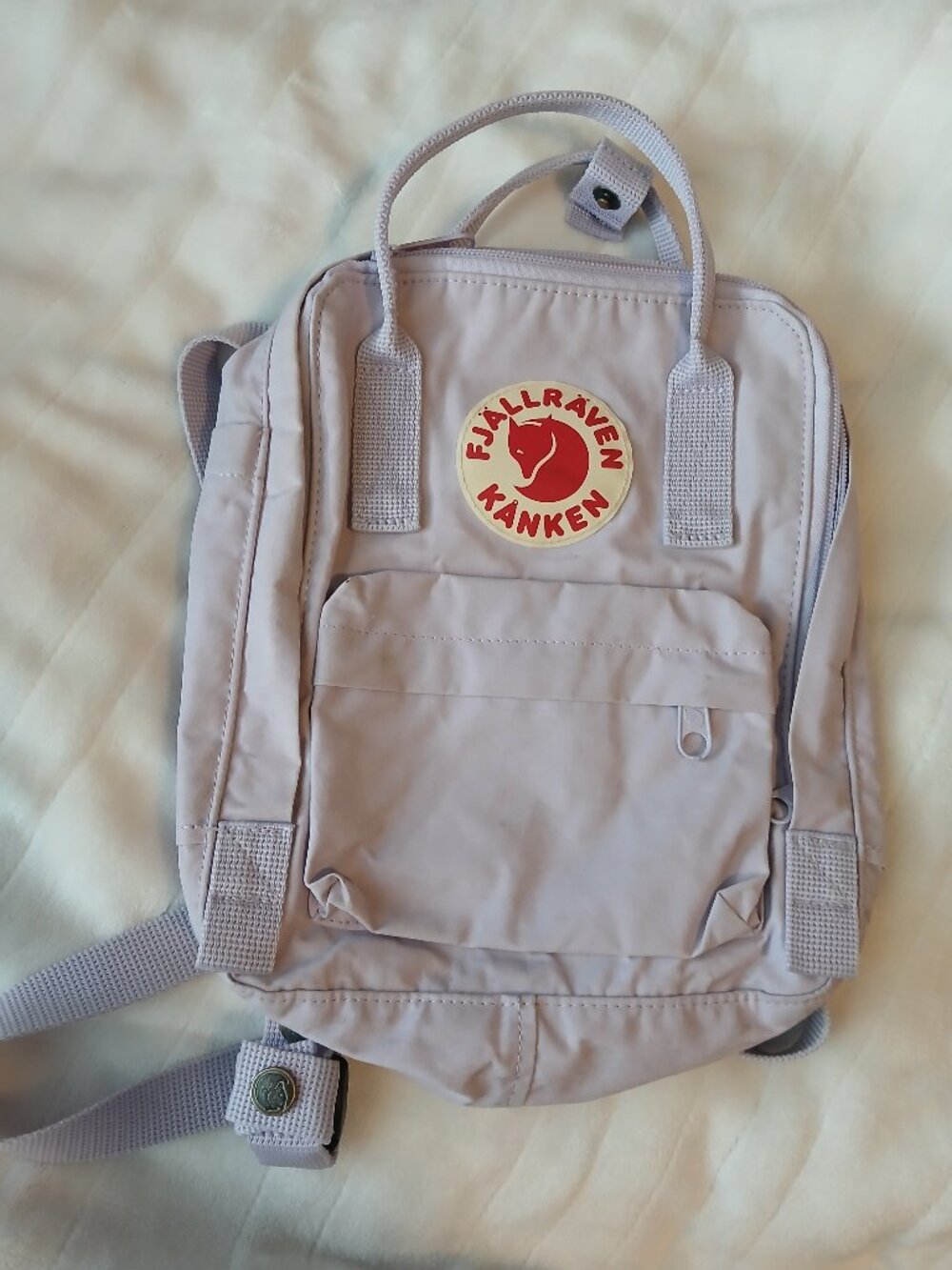 Fjällräven Kanken Mini Backpack Light Purple Lilac Fjallraven Kanken